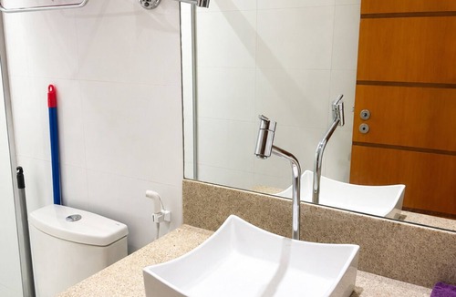 Centro Apartment | Accommodation with a view, reception, garage and near Nova Iguaçu Shopping Mall - PEDREIRA