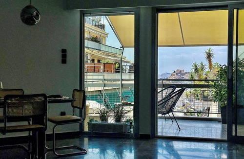 Pangrati Apartment | Acropolis-View Penthouse | Haute Athenian