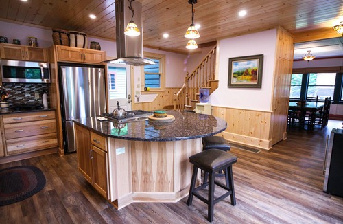 Town of Webb House | Adirondack 6 BR/4B Waterfront w/Tennis Court, Sand VB Court & Dock/Boat House