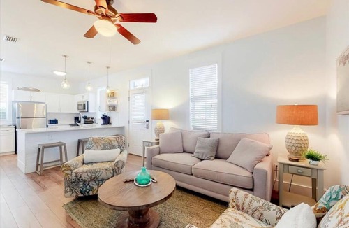 Seagrove Beach House | Adorable Bungalow with Shared Pool & Hot Tub
