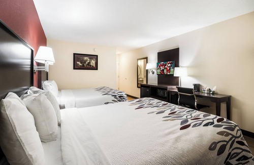 Murfreesboro Hotel | Affordable Family-Friendly Room Near Urban Air Adventure Park | Seasonal Pool