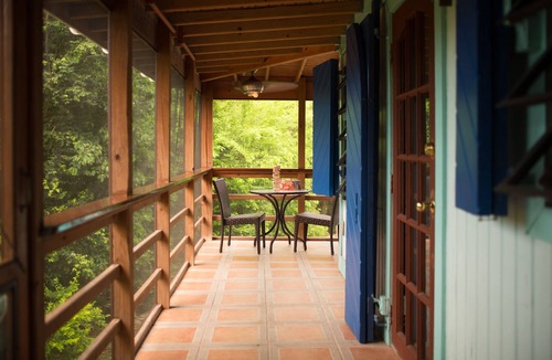 Upper Carolina Cottage | Affordable St John Cottage with a Pool, AC & Amazing Tropical Gardens