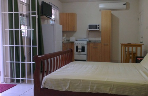 Welches Villa | Air conditioned studio with a pool
