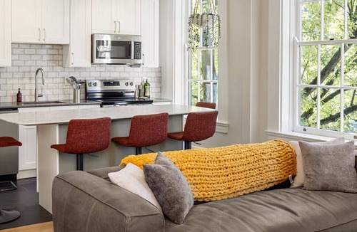 Pendleton Apartment | Airy, Elegant 1bd Apartment, Steps from Everything