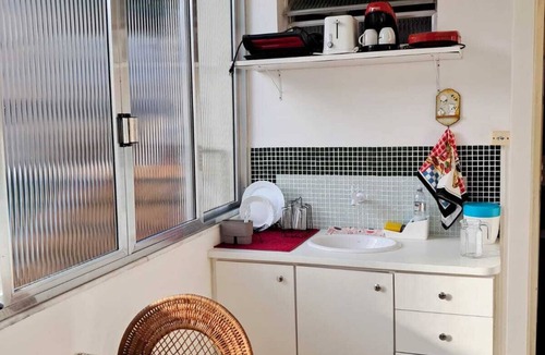 Copacabana Apartment | Airy studio apartment in Copacabana, 4 blocks from the beach.