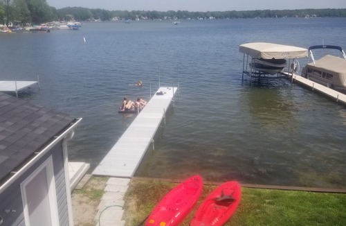 Manitou Beach-Devils Lake House | Airy, updated family cottage on all-sports lake