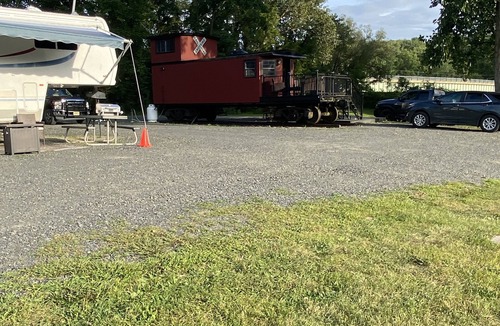 Minden Cabin | All aboard! Riverfront FJ&G Caboose