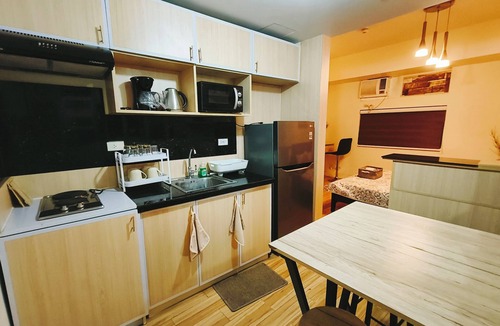Binan City Condo | All-in-One Studio Getaway: Comfort, Style, and Fresh Surroundings