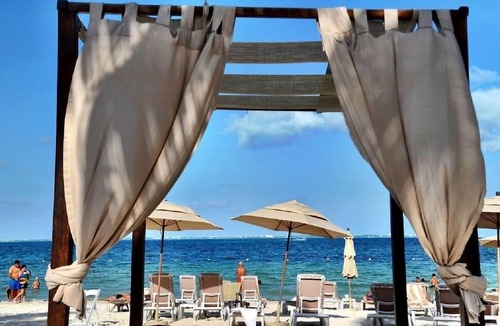 Playa Mujeres Villa | 🌞 All-Inclusive Optional OceanFront Beach Resort Jr.Vls 🏖️ ~ 𝕏 @MyBeachSuites