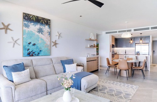 Brighton Condo | Allure 302: 2BR Beachfront Condo with Infinity Pool, Sun Deck, Gym, Fire Pit etc