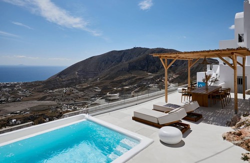 Pyrgos Villa | Alluring Santorini Villa | Villa Rock & Sun | 2 Bedrooms | Breathtaking Sea.