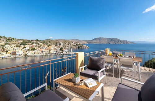 Symi Villa | Alluring Symi Villa | Casa Aegean Breeze | 2 Bedrooms | Breathtaking Sea Views.