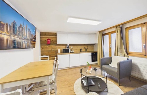 Randa Apartment | Alpine Apartment with Mountain Views near Zermatt