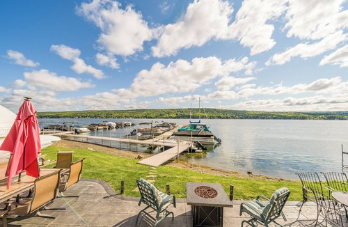 Conesus House | Amazing 180 degree view from the Sunrise Suite on Conesus Lake! Come Enjoy!