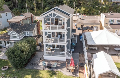 Conesus House | Amazing 180 degree view from the Sunrise Suite on Conesus Lake! Come Enjoy!