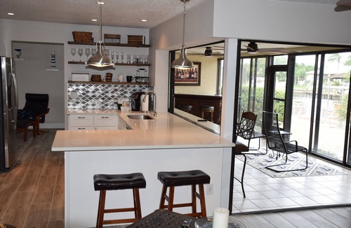 Apollo Beach House | Amazing, completely renovated waterfront home with boat dock