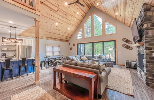 Paradise Point House | Amazing Flat Lakefront Home with Hot Tub + Fire Pit!