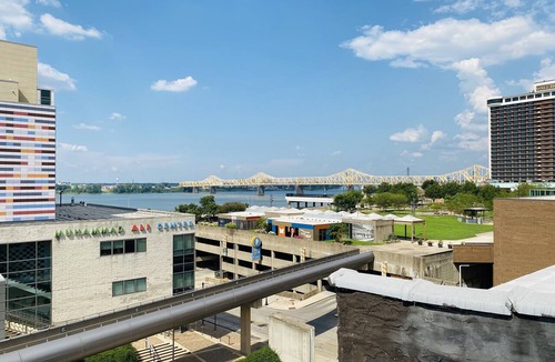 West Main Historic District Apartment | Amazing Luxury Urban Loft! West Main Street - Private Deck - Riverfront Views!