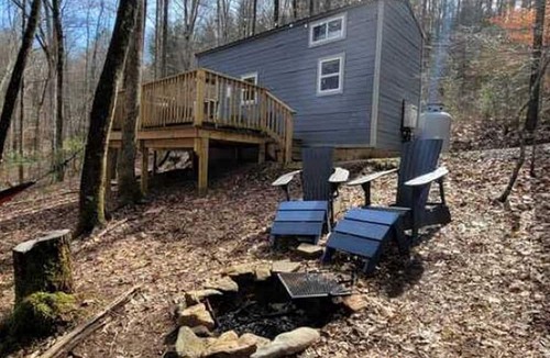 Suches House | Amazing Pet-Friendly Tiny House Rental with Hot Tub in the Chattahoochee National Forest, Georgia