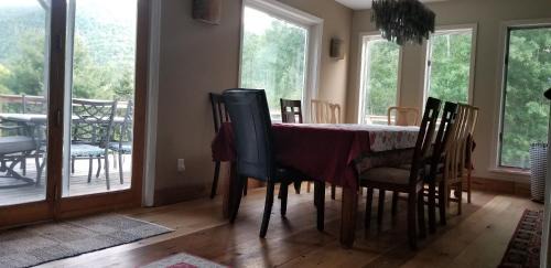 Hunter House | Amazing Views! Hunter Mt 5 Bedroom Home! Best location surrounded by beautiful Mt views! Enjoy Lakes, Ski Slopes & Firepit under Stars!