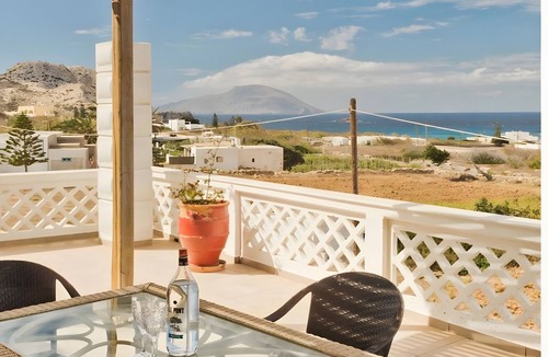 Arkasa Apartment | Ambeli House Arkasa Apartment with Balcony and Sea View
