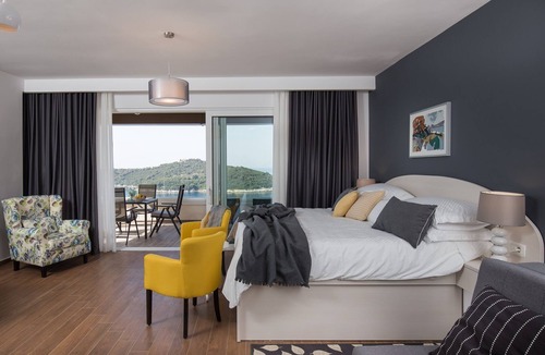Dubrovnik Apartment | Amorino of Dubrovnik Apartments - Studio Apartment with Terrace and Sea View (Apartment Lavanda)