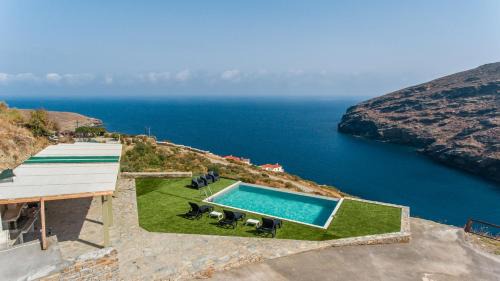 Andros Town Villa | Anastasis Luxury Villa Andros With Heated Pool