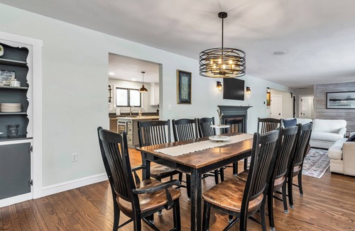 Andover House | Andover in-town, upscale furnished home, single level living & 2-car garage