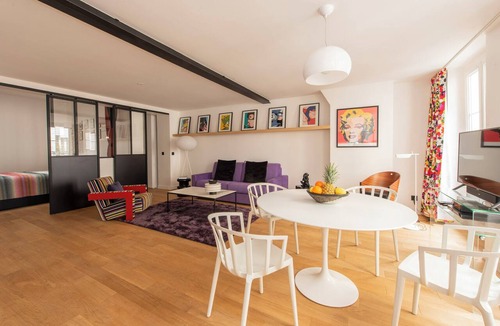 Quartier Sainte-Avoye Apartment | Andy, 2BR/2BA, 6 people