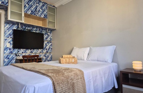 Balneario Apartment | AP Amplo! 3 Quartos! 300 m da Beira Mar! Garagem!