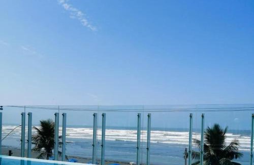 Praia dos Sonhos Apartment | Apartamento, ampla sacada com vista para o mar!