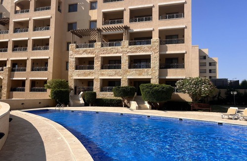 Ash Shumaysani Apartment | Apartment 2BR at Samarah resort- Dead Sea . Ground floor, beach access .