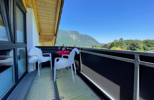 Gmain Apartment | Apartment 5 Studio Apartment 33 sqm, 1 to 2 persons, balcony with wonderful mountain view