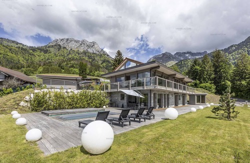 Rovagny Apartment | Apartment Adret 6 people Sunny Side Apartment with Pool, Lake and Mountain Views