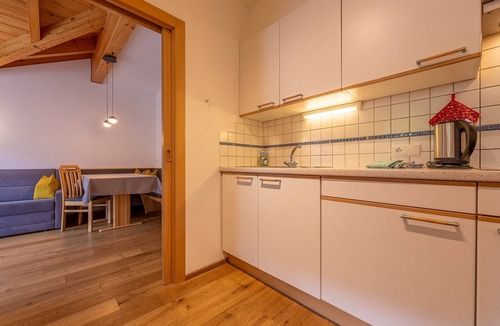 San Candido Apartment | Apartment 'Alpengruss Terra' with Mountain View, Shared Garden and Wi-Fi