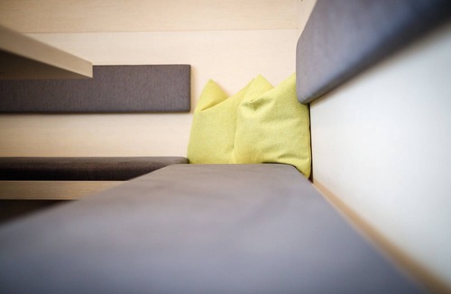 San Candido Apartment | Apartment 'Alpengruss Aqua' with Mountain View, Shared Garden and Wi-Fi