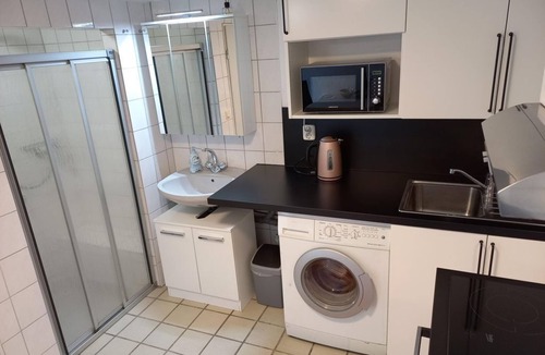 West Apartment | Apartment Alsbach apartment, shower, WC, garden side - Ferienwohnungen Kohler
