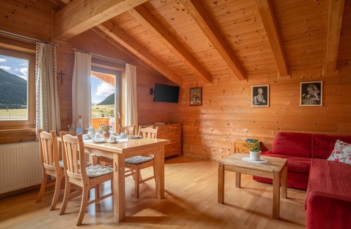 Großdorf Apartment | Apartment panoramic view in Kals am Großglockner
