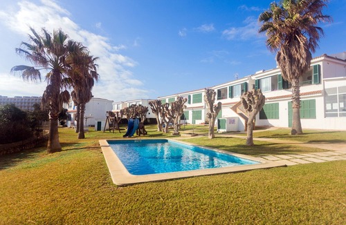 Cala en Forcat Apartment | Apartment Cala en Forcat 34 with Balcony & Shared Pool