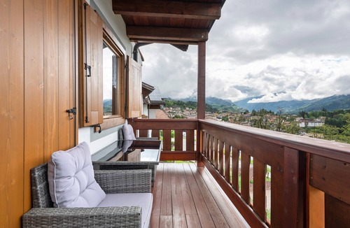 Cavalese Apartment | Apartment 'Casa Elisabeth' with Mountain View, Shared Garden and Balcony