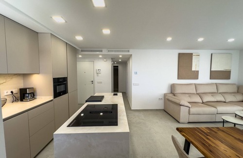 Torrox Costa Apartment | Apartment 'Centro Internacional A124' with Sea View, Wi-Fi, and Air Conditioning