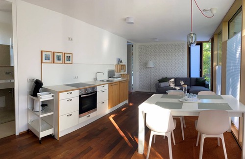 Immenstaad am Bodensee Apartment | Apartment 'Falterweg' with Private Terrace, Shared Garden and Wi-Fi