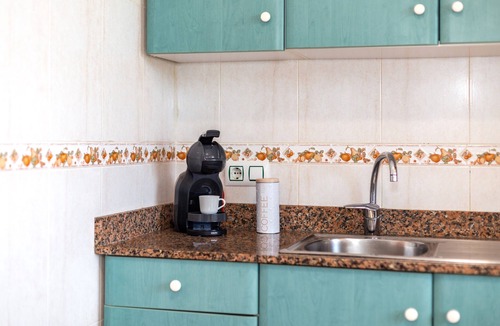 Cala en Forcat Apartment | Apartment 'De Playa En Ciutadella' with Shared Pool, Shared Garden and Wi-Fi