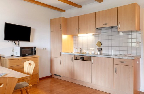Castelrotto Apartment | Apartment 'Dorf' with Mountain View, Shared Garden and Wi-Fi