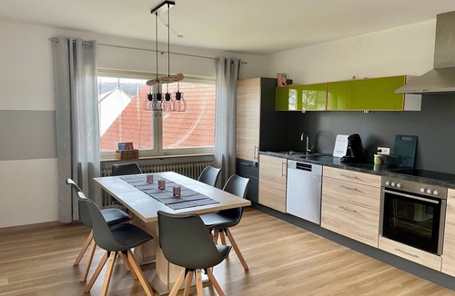 Gerolfingen Apartment | Apartment “Dorfliebe” with Private Terrace and Garden
