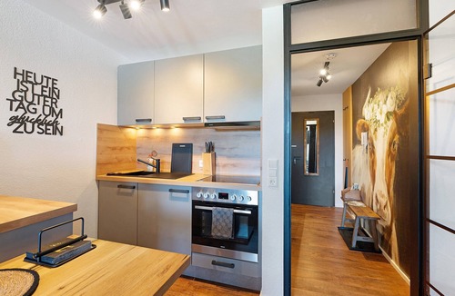 Kniebis Apartment | Apartment “Forest Elegance” with Mountain View, Balcony and Wi-Fi
