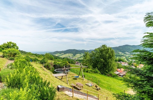 Neusatzeck Apartment | Apartment "Merzel's Schöne Aussicht" with Mountain View, Garden & Wi-Fi