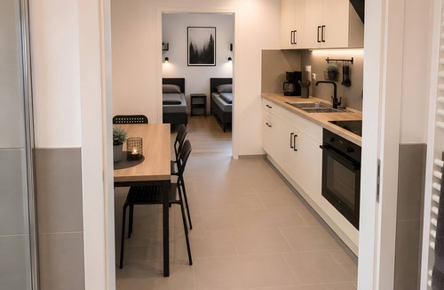 Muggensturm Apartment | Apartment 'Monteur 2' with Wi-Fi