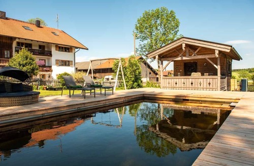 Waakirchen Apartment | Apartment mountain view - Waldhauserhof