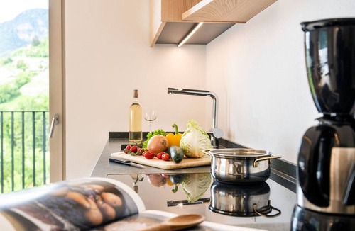 Barbiano Apartment | Apartment 'Müller' with Mountain View, Shared Pool and Rooftop Terrace